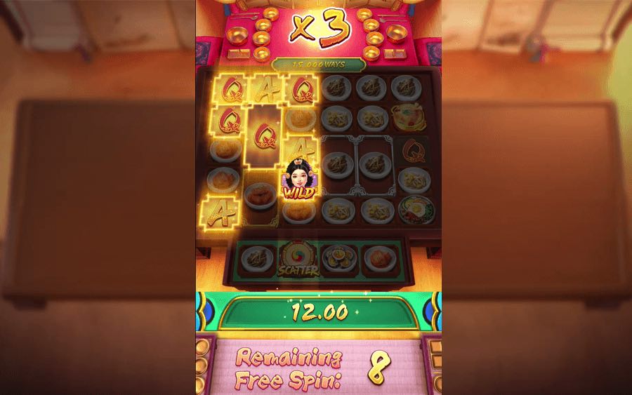 The Queen's Banquet Free Spins Feature