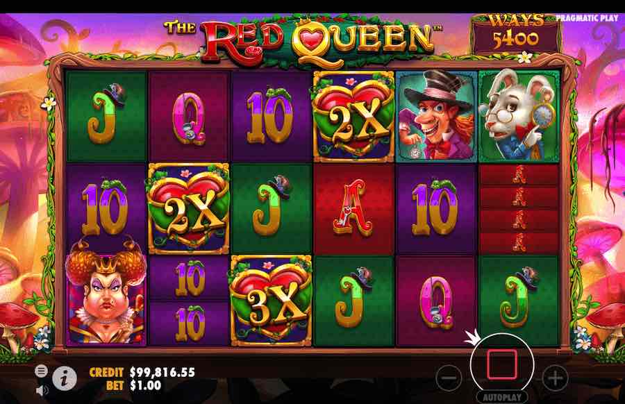 The Red Queen Slot Free Spins Feature