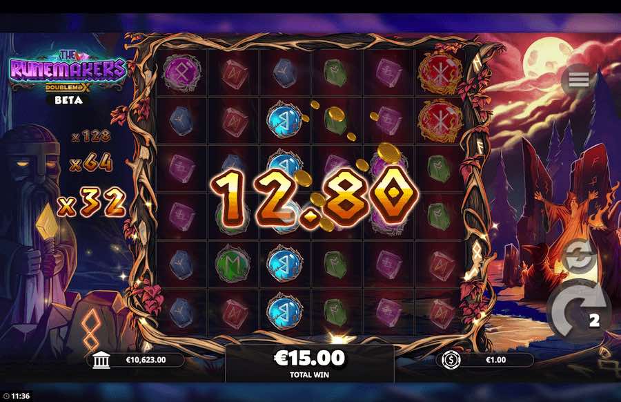 The Runemakers Doublemax Free Spins Feature