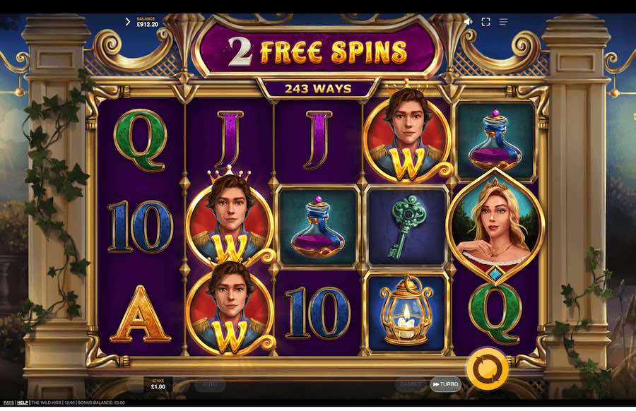 The Wild Kiss Slot Free Spins Feature 