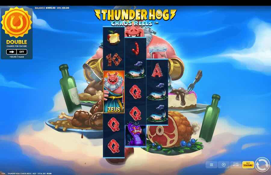 Thunder Hog Chaos Reels Slot Base Game 