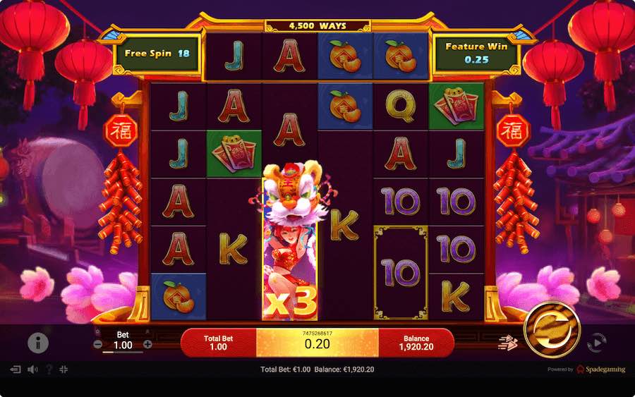 4 Or More Scatters Symbols Landing In View Will Trigger The Free Spins Feature On Tiger Dance Video Slot