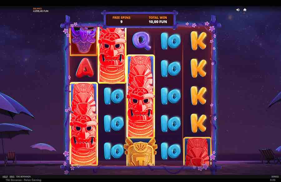 Tiki Bonanza Slot Free Spins Feature