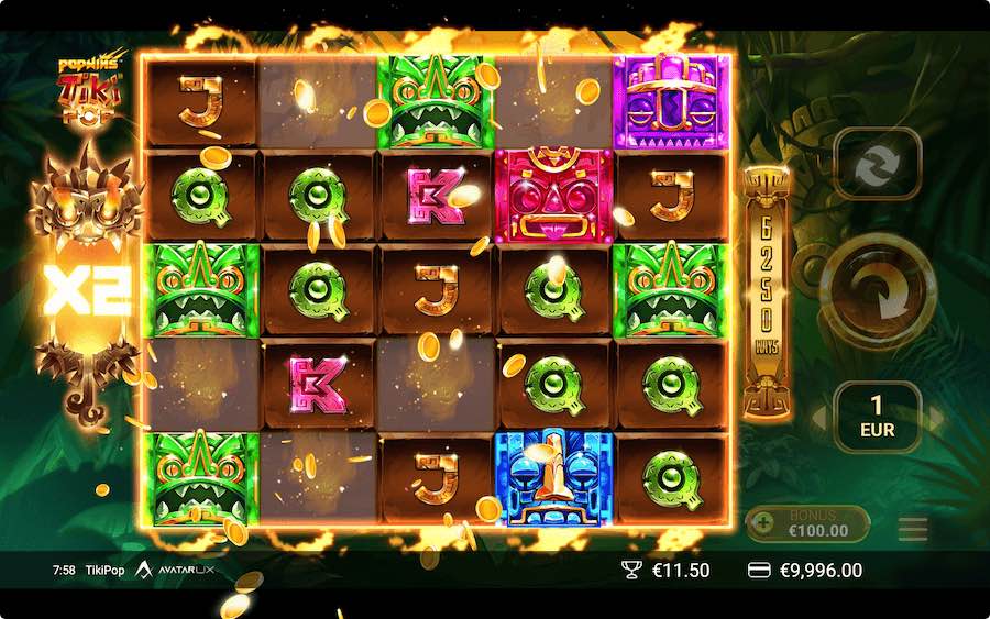 Pay With 5 Reels, 33,614 Paylines, And Win Up To 32,000x Your Bet In Avatarux's Tikipop Online Slot