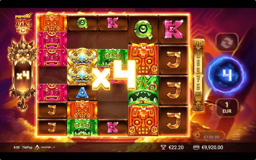 Play With An Unlimited Win Multiplier During The Free Spins Feature In Tikipop Video Slot