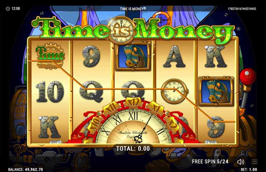 Land 3 Or More Scatter Symbols And The Free Spins Feature Will Be Triggered On The Time Is Money Video Slot