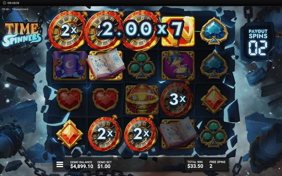 Land 3 Ghost Symbols To Trigger The Free Spins Feature On The Time Spinners Video Slot