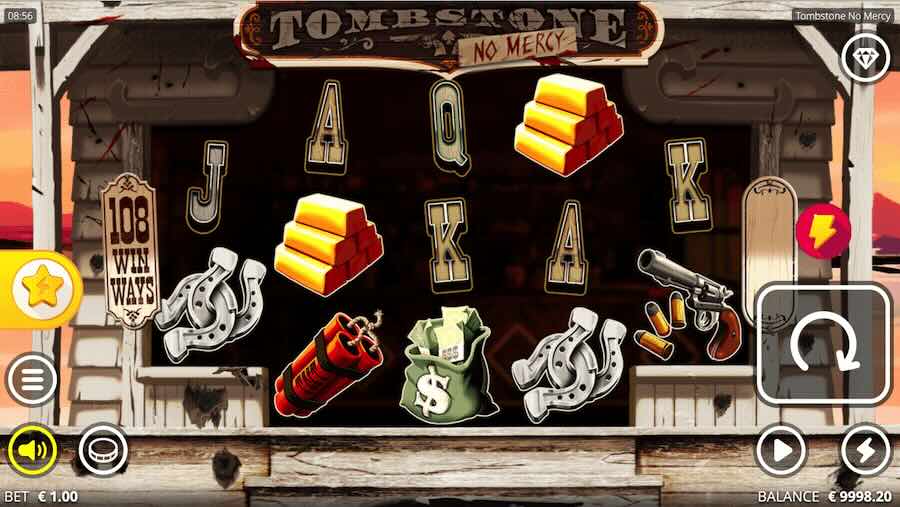 Tombstone No Mercy Slot Base Game