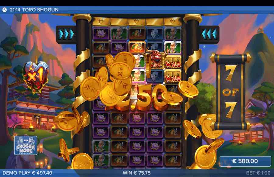 Toro Shogun Slot Free Spins Feature