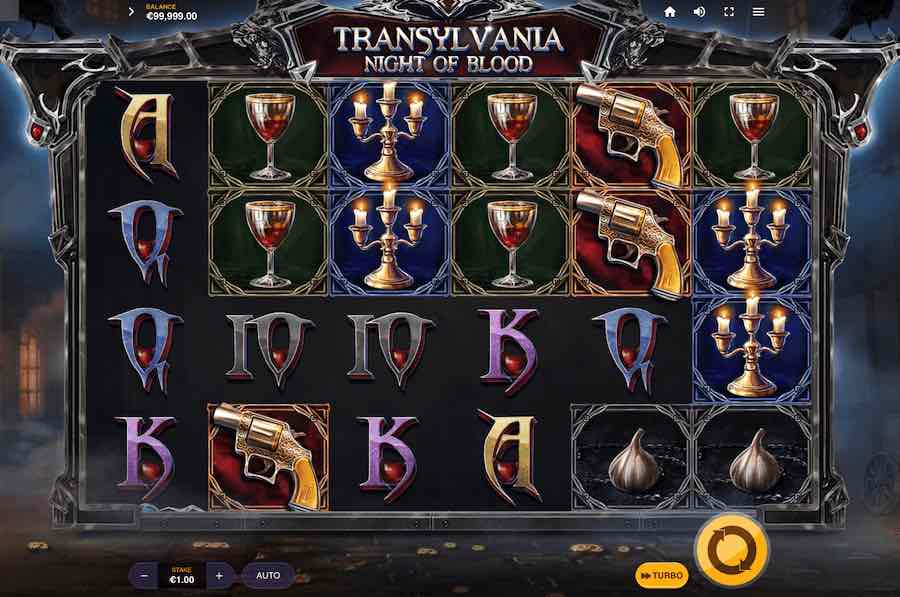 Transylvania Night Of Blood Slot Base Game