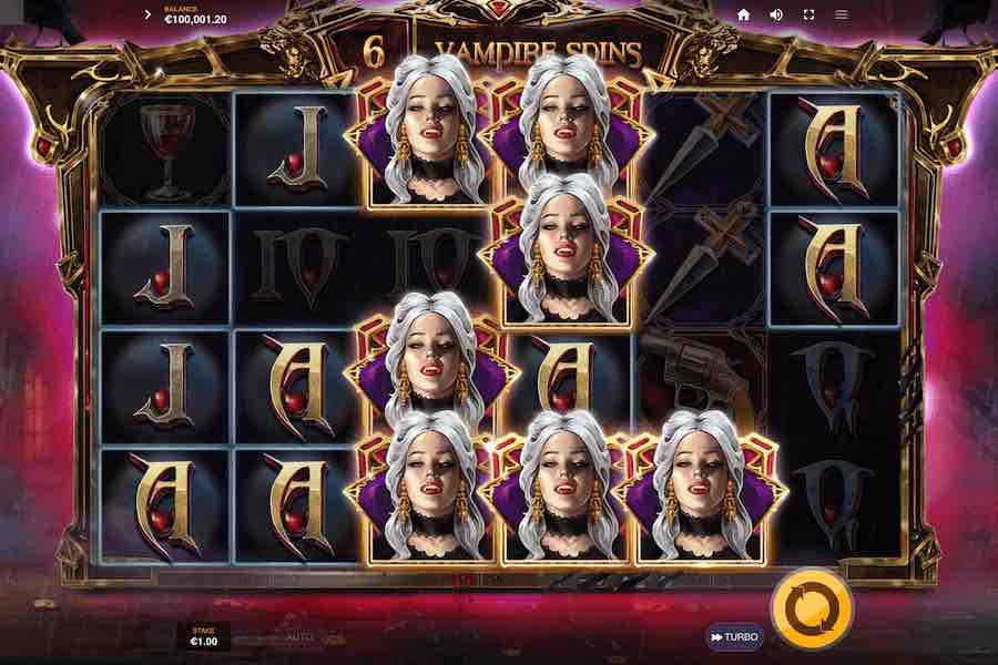 Transylvania Night Of Blood Slot Free Spins Feature 