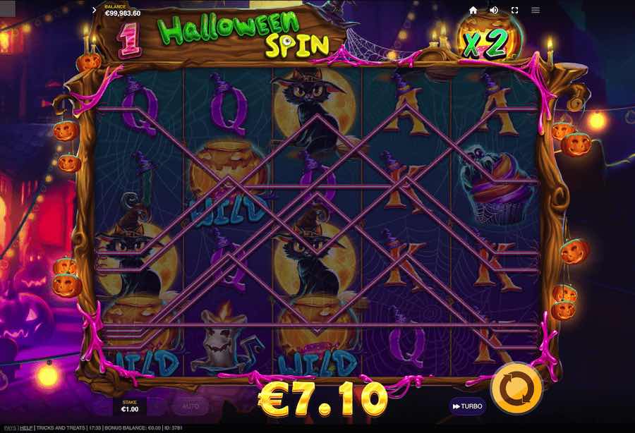 Three Or More Scatter Symbols Landing In View During The Base Game On Tricks And Tricks Video Slot Will Trigger The Free Spins Feature