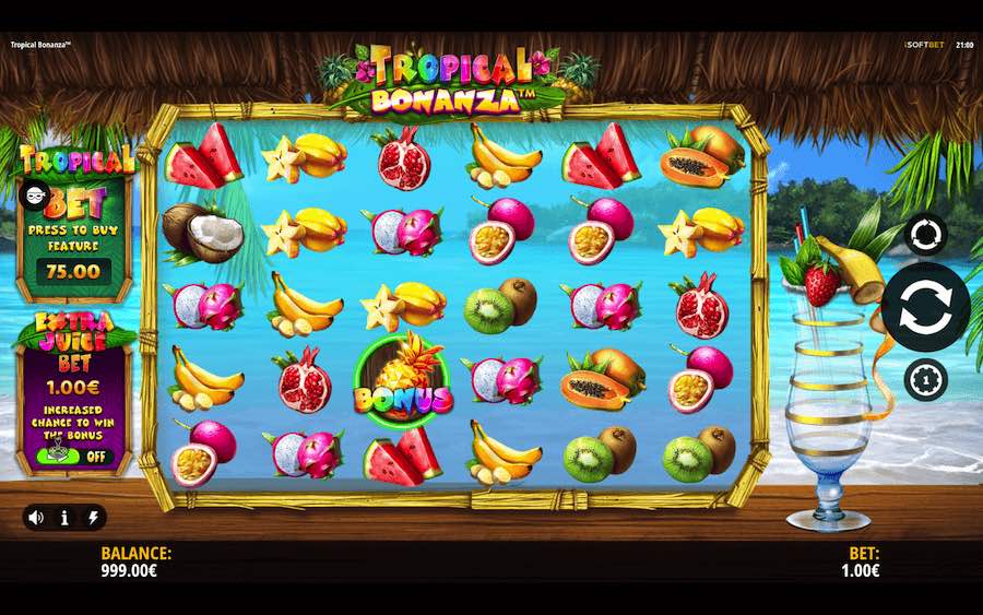 Play With 6 Reels, The All Ways Pays Mechanic, And Win Up To 10,000x Your Bet Size In Isoftbet's Tropical Bonanza Online Slot