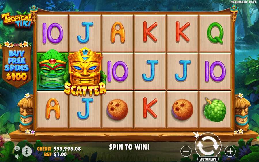 Play With 6 Reels, 6,400 Paylines, And Win Up To 3,000x Your Bet In Tropical Tiki Online From Provider Pragmatic Play