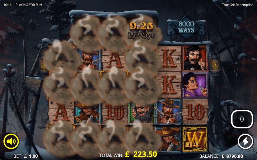 Trigger 2 Exciting Free Spin Features When You Play True Grit Redemption Video Slot