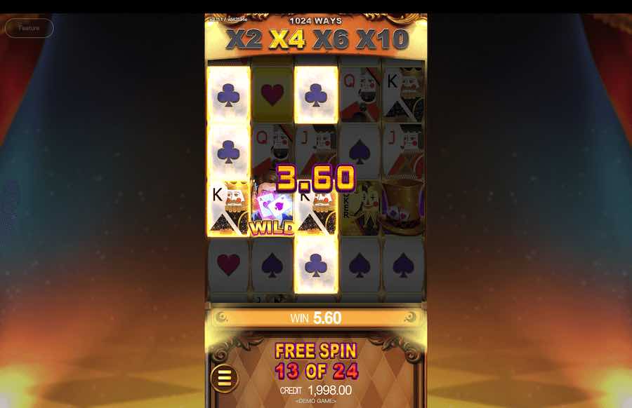 Trump Card Free Spins Feature 