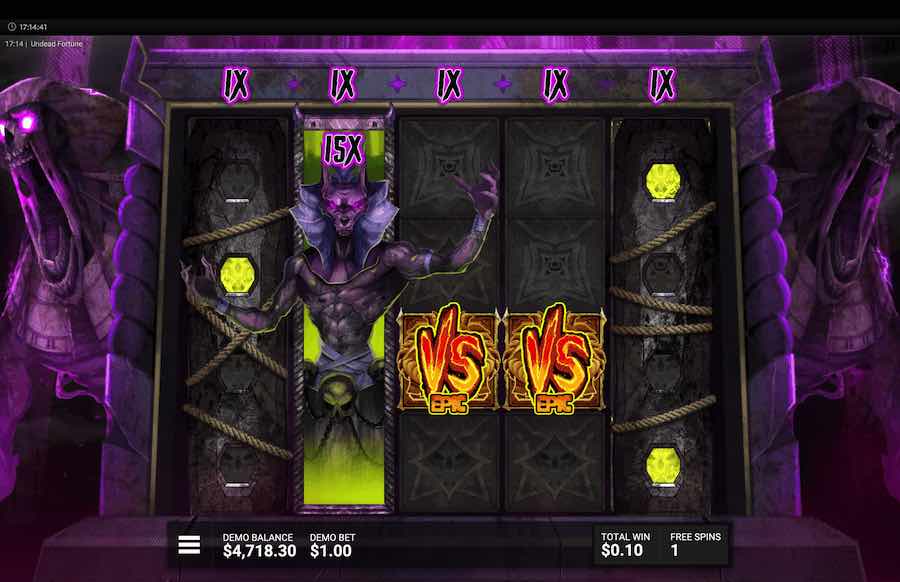 There Are Two Bonus Features That Can Be Triggered On The Undead Fortune Video Slot