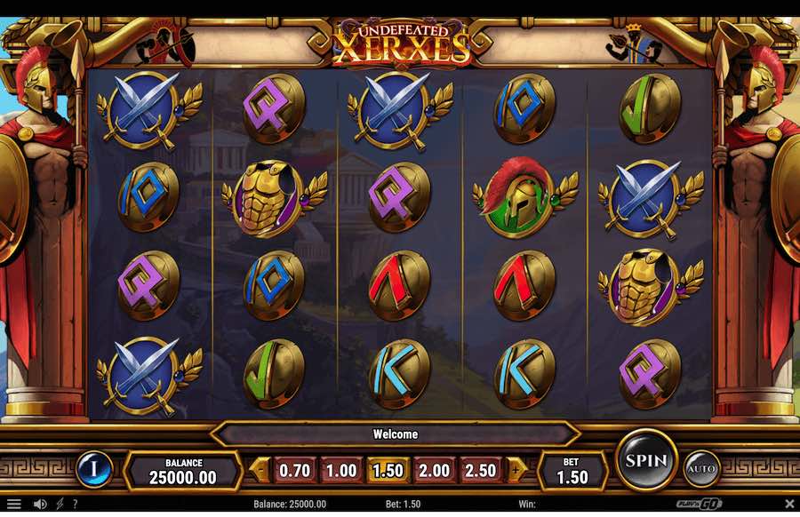 Undefeated Xerxes Slot Base Game