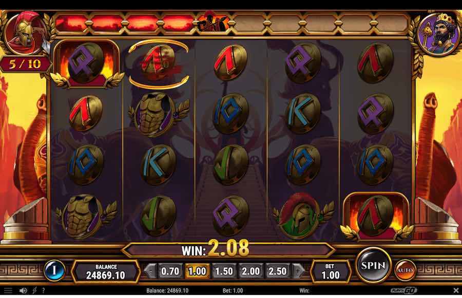 Undefeated Xerxes Slot Free Spins Feature