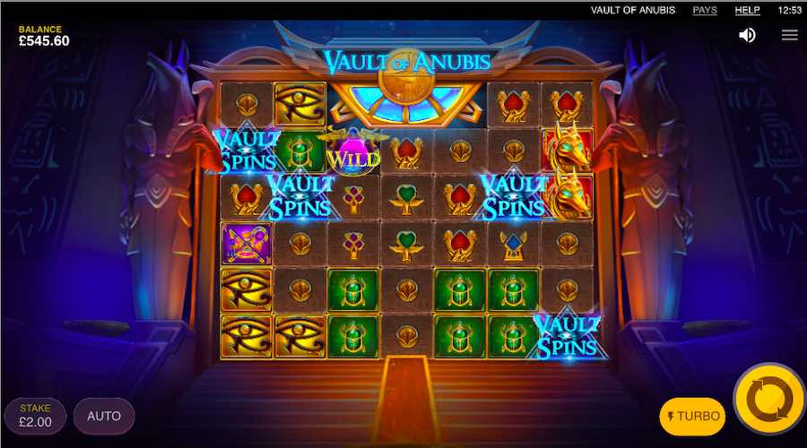 Land 4 Or More Scatter Symbols To Trigger The Free Spin Bonus On Vault Of Anubis