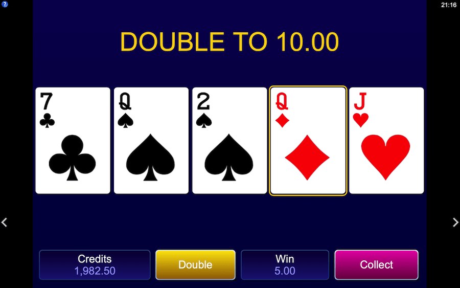 A Winning Hand On Double Double Bonus Video Poker