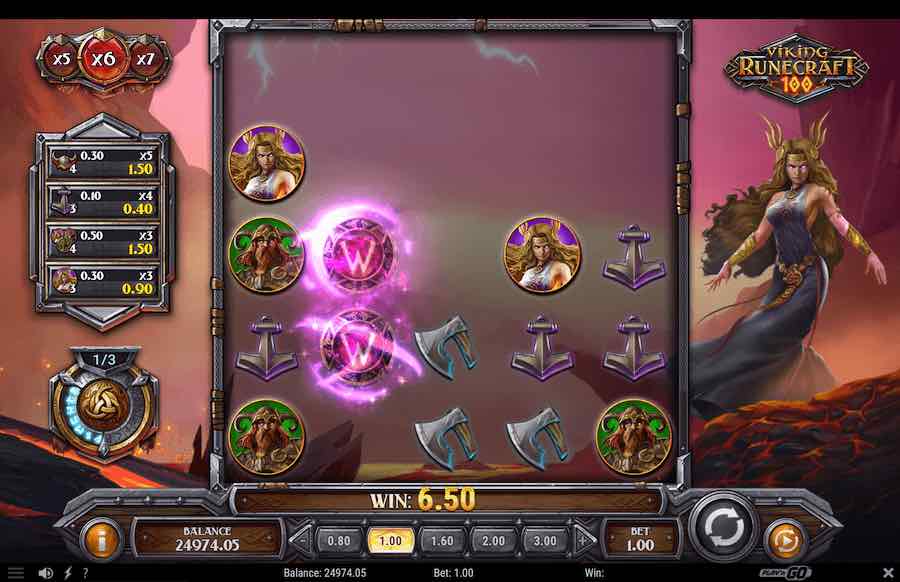 Viking Runecraft 100 Free Spins Feature 