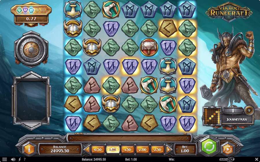 Play With 7 Reels, The Cluster Pays Engine, And Win Up To 5,000x Your Bet On Play'n Go's Viking Runecraft Online Slot