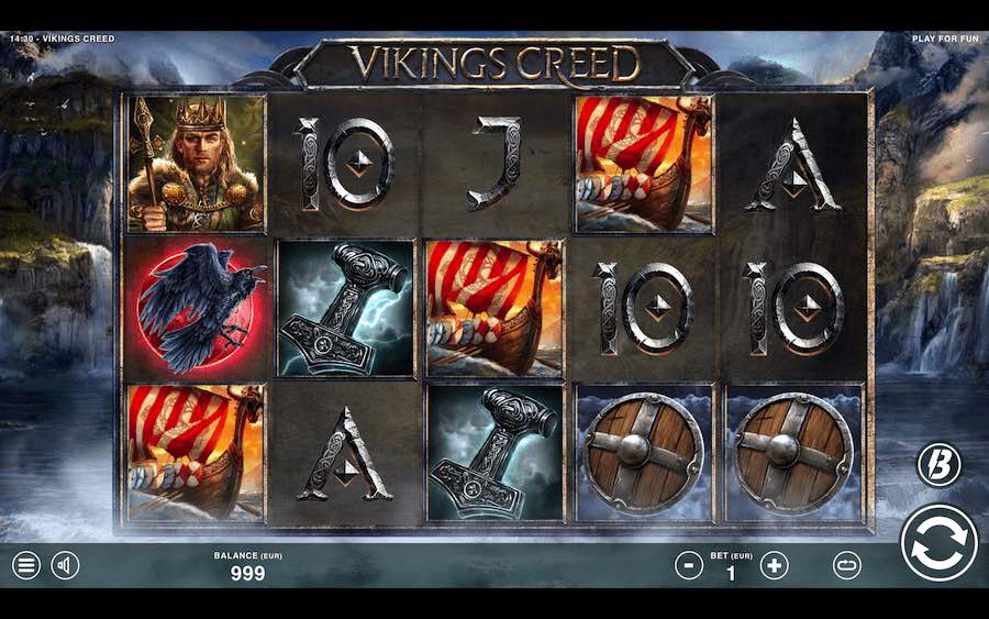 Win Up To 5,000x Your Bet As You Play Across 5 Reels And 20 Paylines In Vikings Creed Online Slot From Game Provider Slotmill