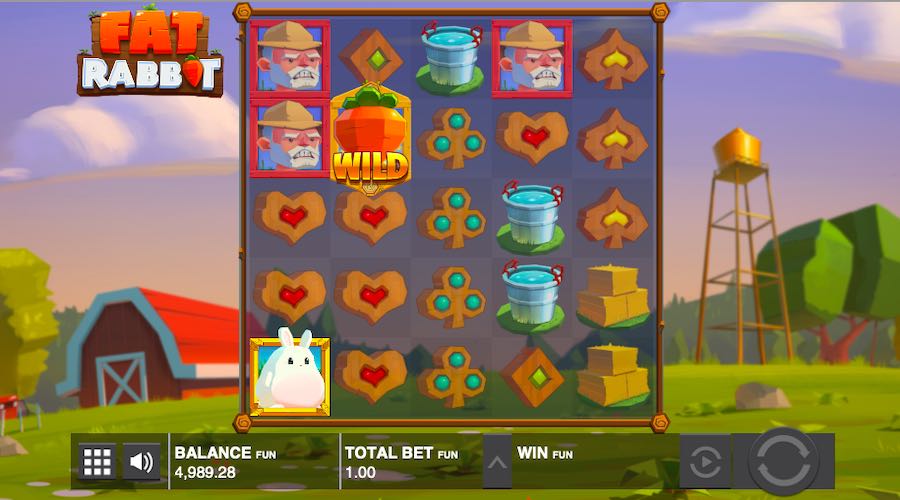 Land A Rabbit On Reel 1 And A Carrot Anywhere Else In View To Trigger The Frees Spin Bonus On Fat Rabbit Slot