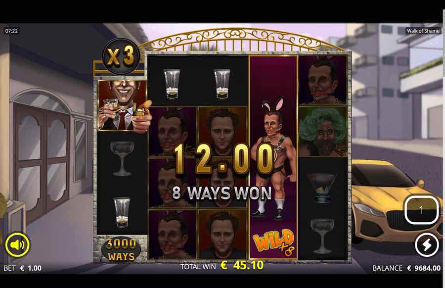 Walk Of Shame Slot Free Spins Feature