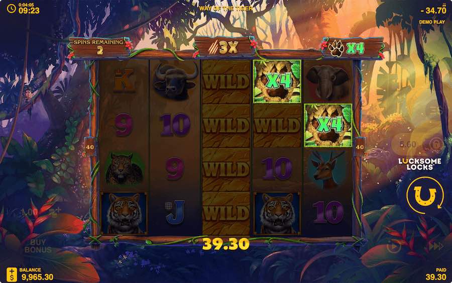 Choose The Volatility Of Your Free Spins Bonus On Way Of The Tiger Slot