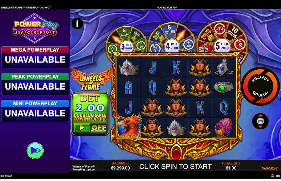 Wheels Of Flame Slot Base Game