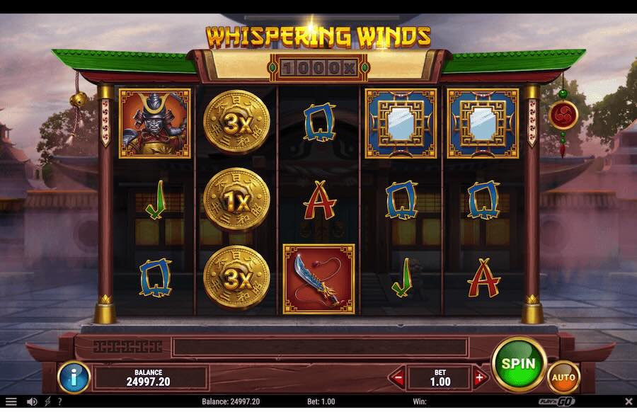 Whispering Winds Slot Base Game