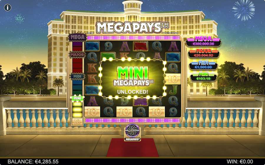 The Megapays Jackpot Bonus Round Can Randomly Trigger On Any Spin Whilst Playing