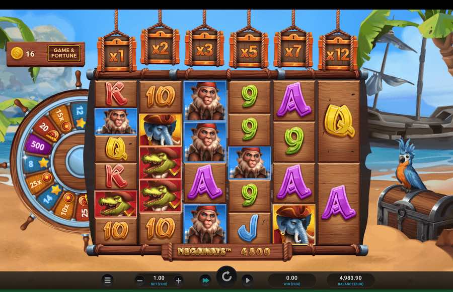 Play With 6 Reels, 117,649 Paylines, And Win Up To 50,000x Bet On Wild Buccaneers Megaways Slot From Provider Four Leaf Gaming