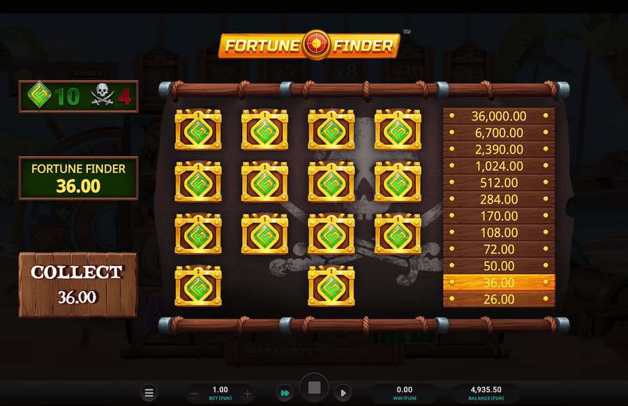 Risk Part Or All Of Your Winnings On The Fortune Finder Bonus Round On Wild Buccaneers Megaways Slot