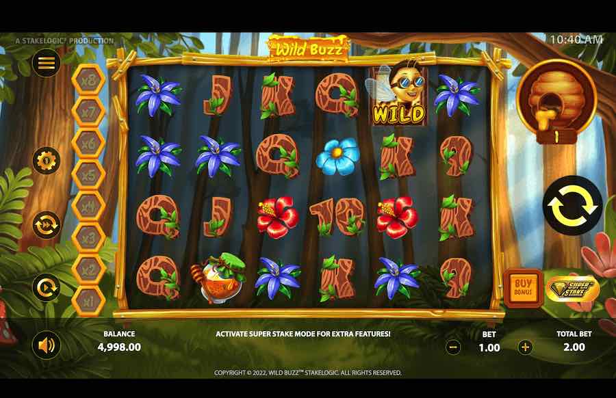 Win Up To 10,000x Your Bet In The Wild Buzz Online Slot From Developer Stakelogic