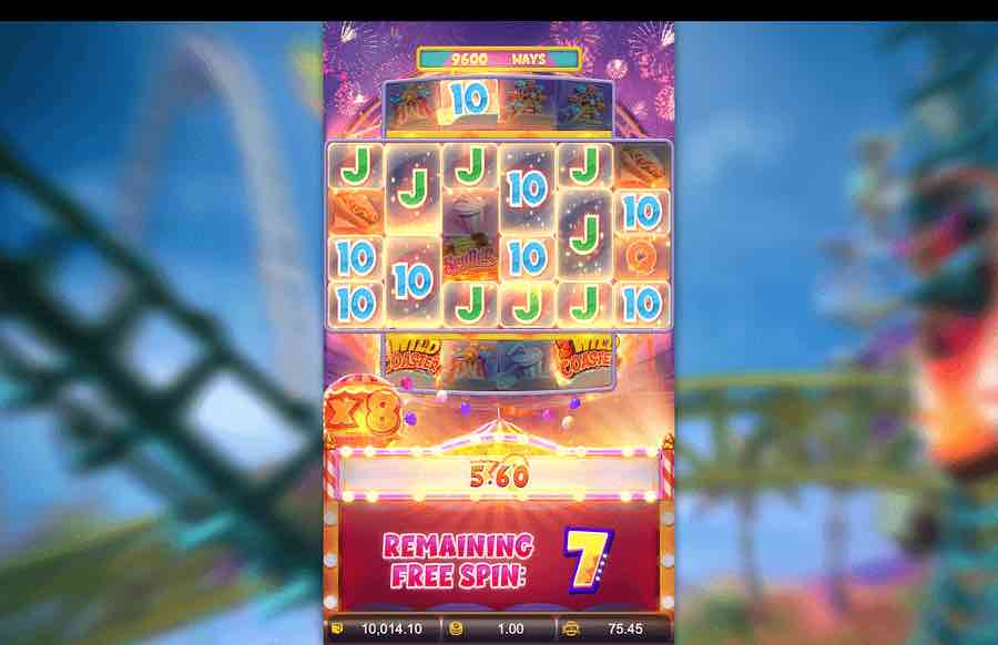 Wild Coaster Slot Free Spins Feature