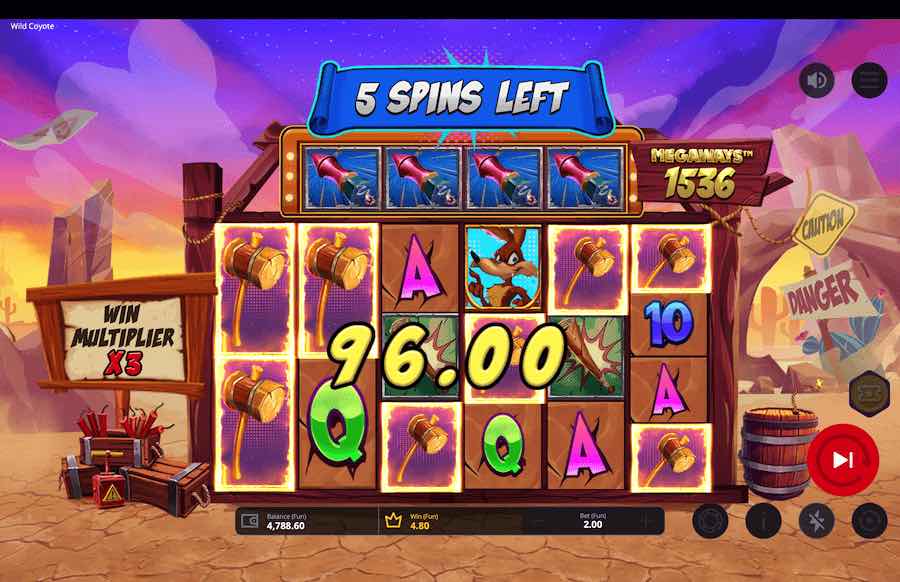 Wild Coyote Slot Free Spins Feature