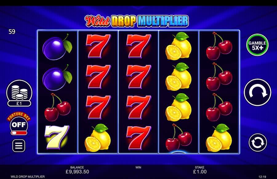 Wild Drop Multiplier Slot Base Game 