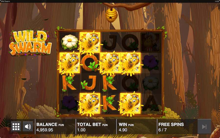 Wild Swarm Slot Free Spins Feature