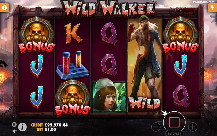 3 Or More Bonus Scatter Symbols Will Trigger The Free Spin Feature On Wild Walker