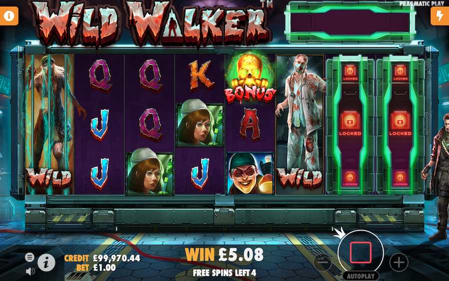 Progress Through The Levels To Unlock More Reels And Lock Wilds In Place On Wild Walker Slot