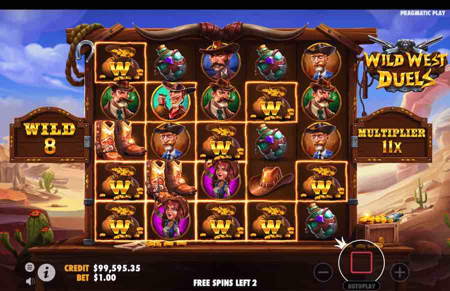 Wild West Duels Slot Bonus Round