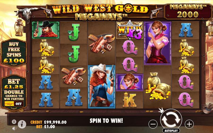 Wild West Gold Megaways Base Game