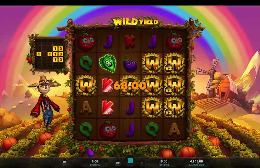 Collect Three Bonus Symbols And The Free Spins Feature Will Be Triggered On The Wild Yield Slot