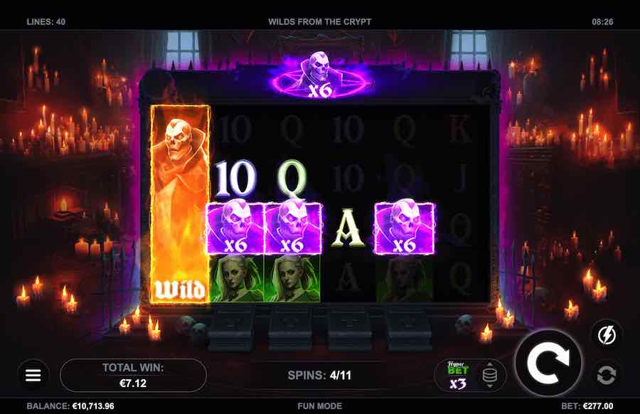 Wilds From The Crypt Slot Free Spins Feature