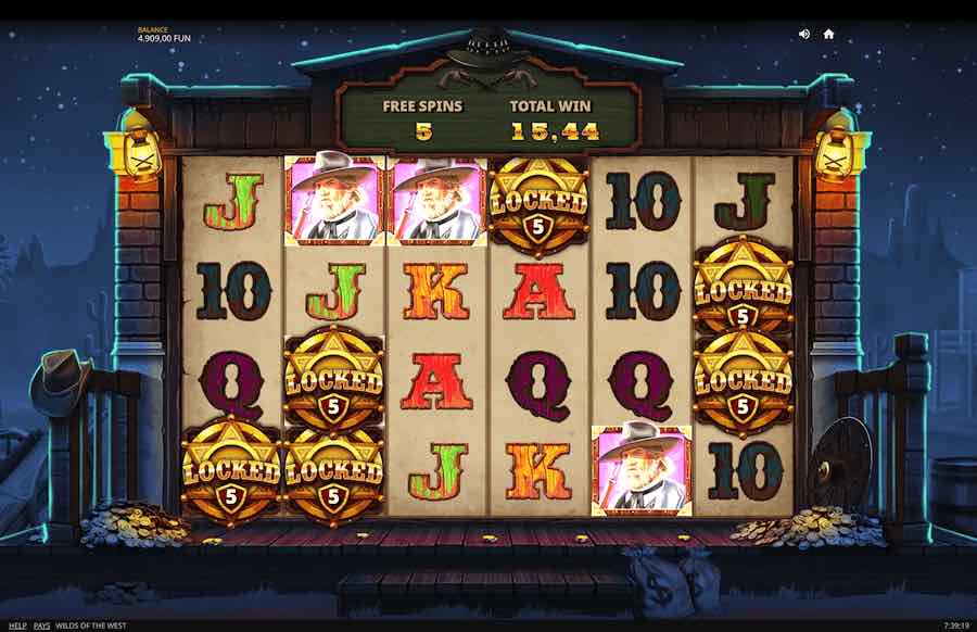 Wilds Of The West Slot Free Spins Feature