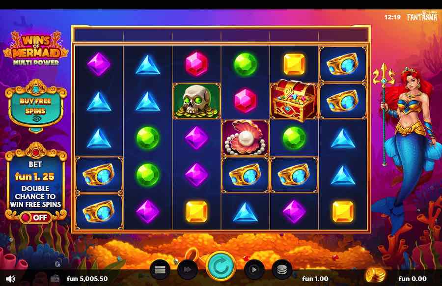 Wins Of Mermaid Multipower Slot Base Game