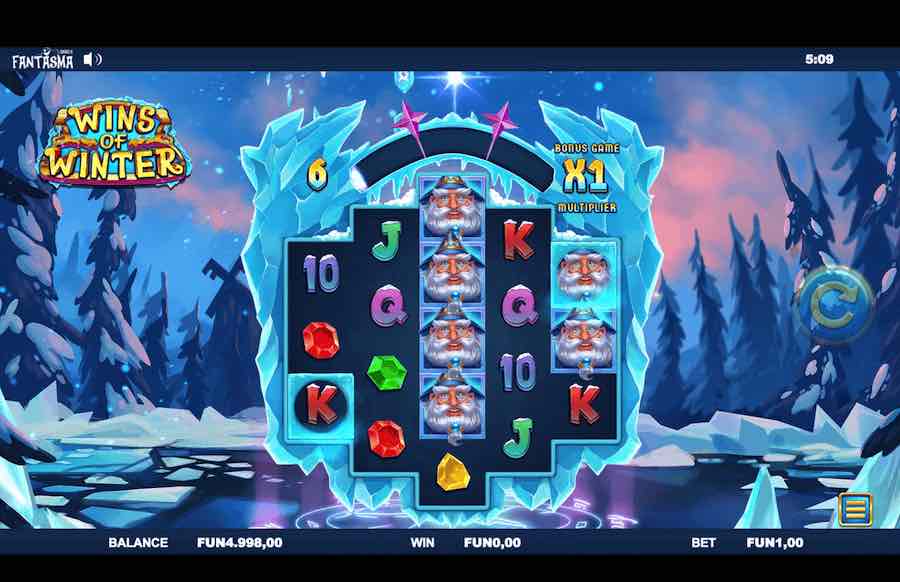 Land Three Bonus Symbols In The Base Game To Trigger The Free Spins Feature On Wins Of Winter Slot